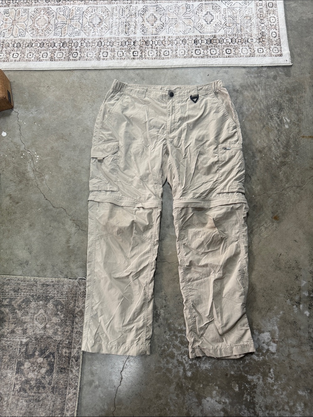 Columbia Men's Tan Convertible Cargo Pants